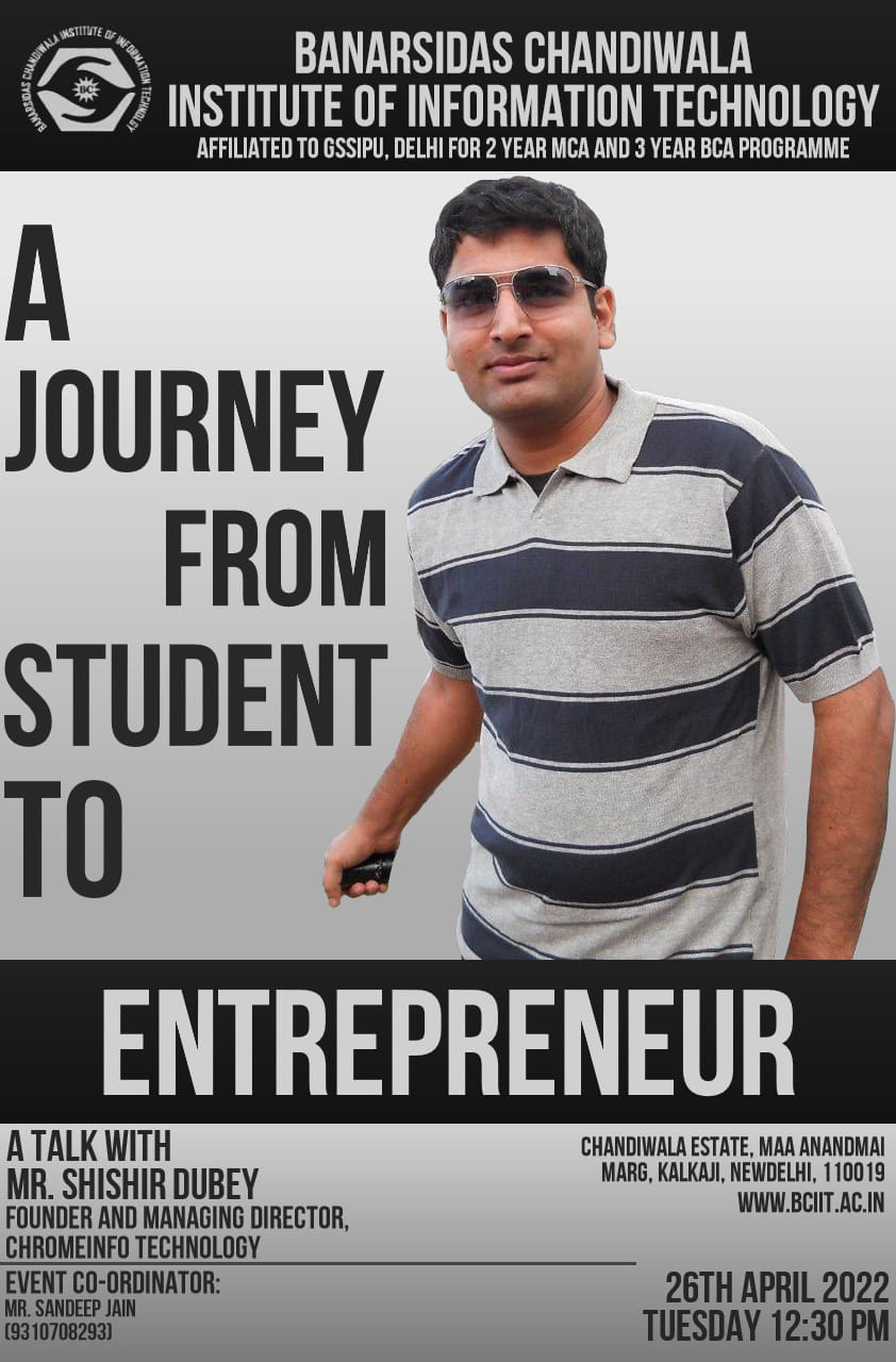 A Journey from Student to Entrepreneur